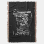 Wit-Rusland Б а р с Grodno Architecture Blanket Deken (Voorkant Verticaal)