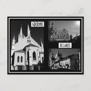 Wit-Rusland Б а р у Briefkaart van de architectuur