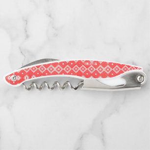 Wit-Rusland Б а р у Mugl Pattern Red White Kurkent Kurkentrekker