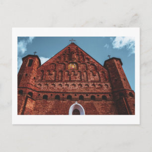 Wit-Rusland Б а р  Synkavichy Church Architecture Briefkaart