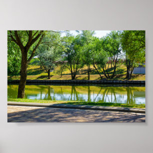 Wit-Rusland Б е Minsk а  л Natuur Park Poster