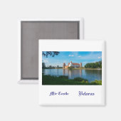 Wit-Rusland Б л р с Mir Castle Architecture Magnet (Voorkant / Achterkant)