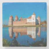 Wit-Rusland Б л р с Mir Castle Architecture Stenen Onderzetter (Voorkant)