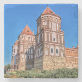 Wit-Rusland Б л р с Mir Castle Architecture Stenen Onderzetter (Voorkant)