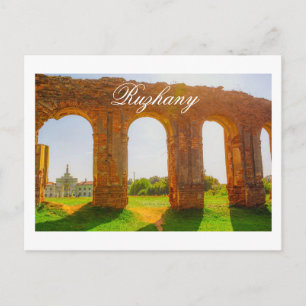 Wit-Rusland Б л р с Ruzhany Palace Ruins Architect Briefkaart