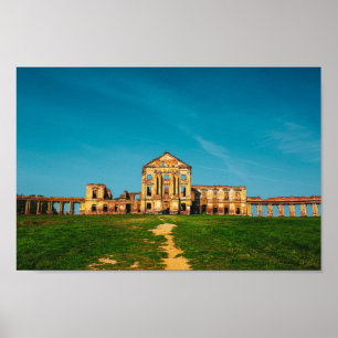 Wit-Rusland Б л р с Ruzhany Palace Ruins Architect Poster