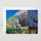 Wit-Rusland Б л р у Minsk Architectuur Graffiti Bi Briefkaart (Voorkant / Achterkant)