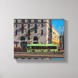 Wit-Rusland Б л р у Minsk Architectuur Lichaamslev Canvas Afdruk