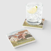 Wit-Rusland Б л р у Minsk Old Town Architecture Stenen Onderzetter (Zijkant)