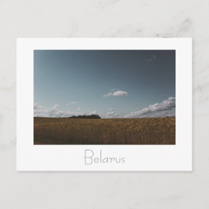 Wit-Rusland Б л р у Natuur Briefkaart landschapsla