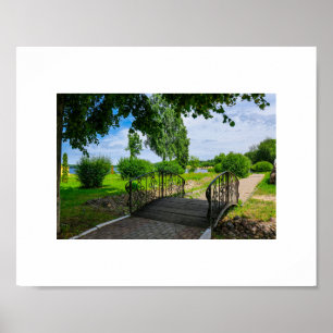 Wit-Rusland Б л р у Natuur Poster van het noordpoo