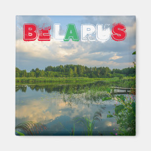 Wit-Rusland Б л р у Natuur Schenerlandschap Magnet