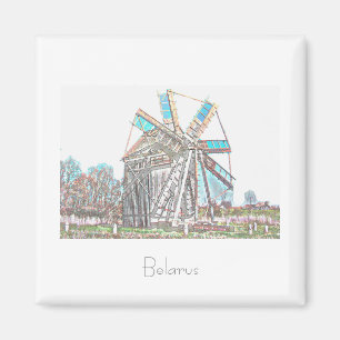 Wit-Rusland Б л р у Oude Mill Architectuur Magnet