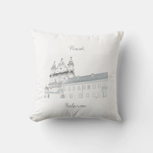 Wit-Rusland Б л р у Pinsk Architecture Cushion low Kussen