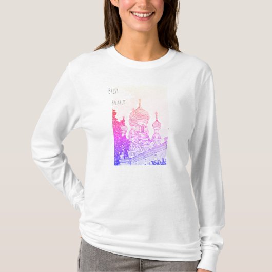 Wit-Rusland Б л р у Shirt van de van de architect (Voorkant)