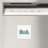 Wit-Rusland Б л у с Babruysk Architectuur Magnet (Insitu (Vaatwasser))