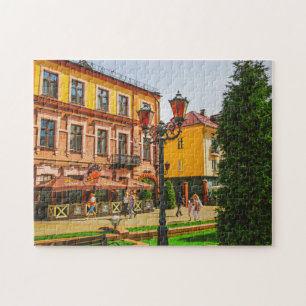 Wit-Rusland Б сеRust,уArchitectuur metл Legpuzzel