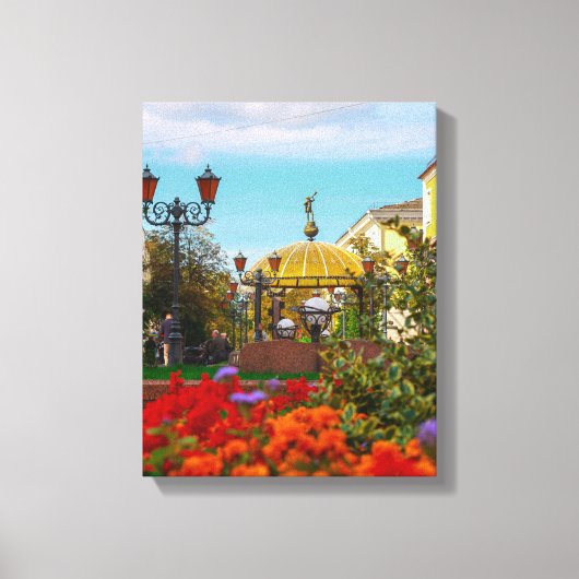 Wit-Rusland Б сеRust,уWit-RuslandWit-Rusland Canvas Afdruk (Voorkant)