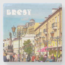 Wit-Rusland Б сеRust,уWit-RuslandWit-Rusland Stenen Onderzetter