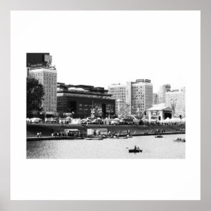 Wit-Rusland Б с Minsk ауArchitectuur Poster