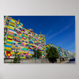 Wit-Rusland Б с Minsk ауArchitectuur Poster