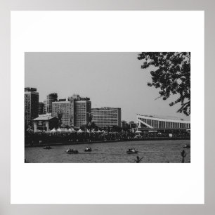 Wit-Rusland Б с Minsk ауArchitectuur Poster