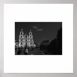 Wit-Rusland Б с Minsk ауIJkastHet Poster van het l