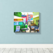 Wit-Rusland Б с Minsk а,у Architectuur Graffiti Canvas Afdruk (Insitu (Houten vloer))