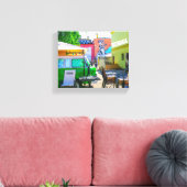 Wit-Rusland Б с Minsk а,у Architectuur Graffiti Canvas Afdruk (Insitu (Woonkamer))