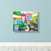 Wit-Rusland Б с Minsk а,у Architectuur Graffiti Canvas Afdruk (Insitu (Houten vloer))