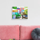 Wit-Rusland Б с Minsk а,у Architectuur Graffiti Canvas Afdruk (Insitu (Woonkamer))