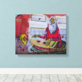 Wit-Rusland Б с Minsk а,у Architectuur Graffiti Canvas Afdruk (Insitu (Houten vloer))