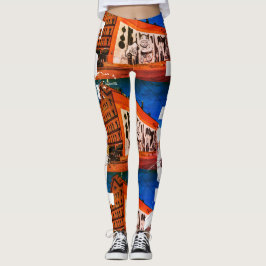 Wit-Rusland Б с Minsk а,у Architectuur Graffiti Leggings
