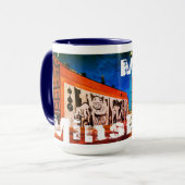 Wit-Rusland Б с Minsk а,у Architectuur Graffiti Mok (Voorkant links)