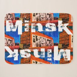 Wit-Rusland Б с Minsk а,у Architectuur Graffiti Sherpa Deken