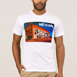 Wit-Rusland Б с Minsk а,у Architectuur Graffiti T-shirt