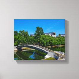 Wit-Rusland Б с Minsk а,уAlarmarchitectuurл Wit-Ru Canvas Afdruk