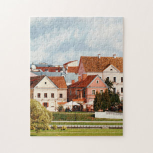 Wit-Rusland Б с Minsk а, Architectuur Puzzle Puzzl Legpuzzel