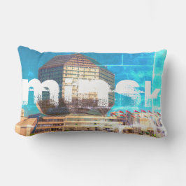 Wit-Rusland Б с Minsk а,Bibliotheekarchitectuurл Kussen