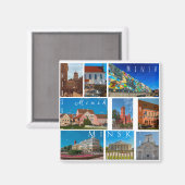 Wit-Rusland Б с Minsk а,Wit-Rusland Stadsarchitect Magneet (Voorkant / Achterkant)