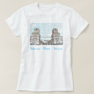 Wit-Rusland Б с Minsk р Bot boven лBot T-shirt
