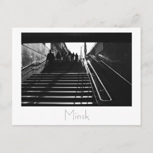 Wit-Rusland Б с Minsk onder рHet geeft blijk van e Briefkaart