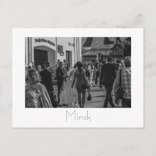 Wit-Rusland Б с Minsk onder рHet geeft blijk van e Briefkaart