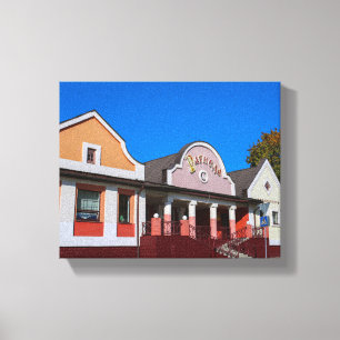 Wit-Rusland Б с Mir арArchitectuur Gebouwen Canvas Afdruk