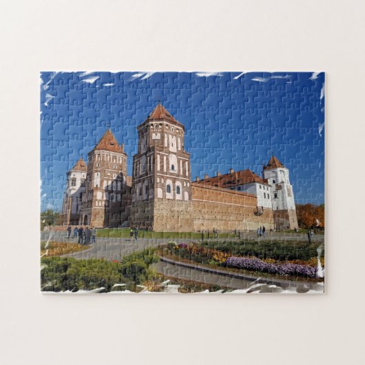 Wit-Rusland Б с Mir еMir Castle, die zich schuldig Legpuzzel (Horizontaal)