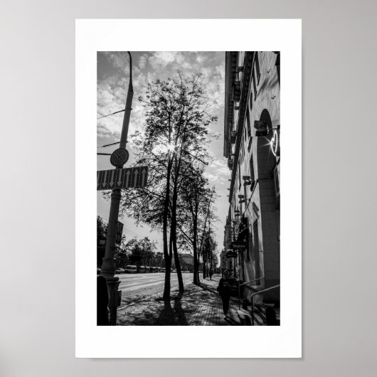 Wit-Rusland Б сMinskр,,л op de Architectuur van he Poster (Voorkant)