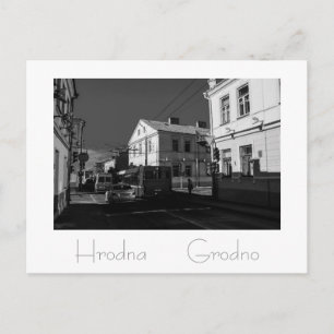 Wit-Rusland Б у с Grodgna, л op Briefkaart  van Hr