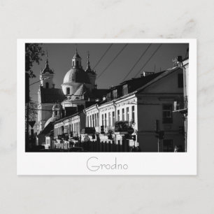 Wit-Rusland Б у с Grodgna, л op Briefkaart  van Hr