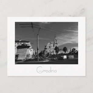 Wit-Rusland Б у с Grodgna, л op Briefkaart  van Hr