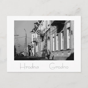 Wit-Rusland Б у с Grodgna, л op Briefkaart  van Hr